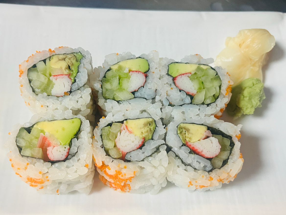California Roll with Roe.