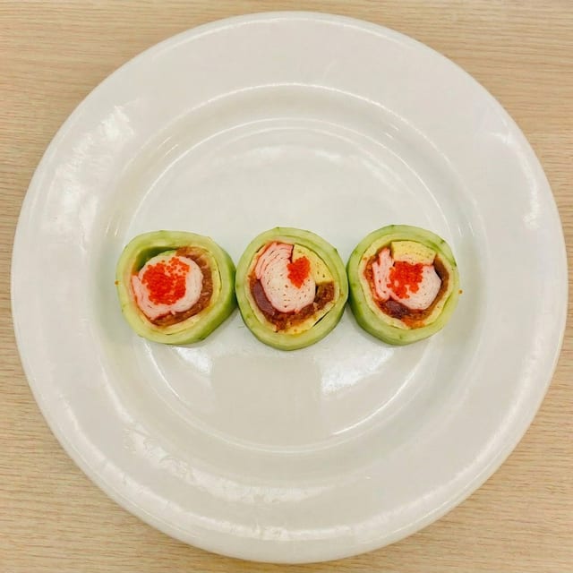 Spicy Tuna Naruto Roll.